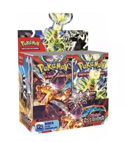 Scarlatto e Violetto Ossidiana Infuocata Display 36 Buste (IT)