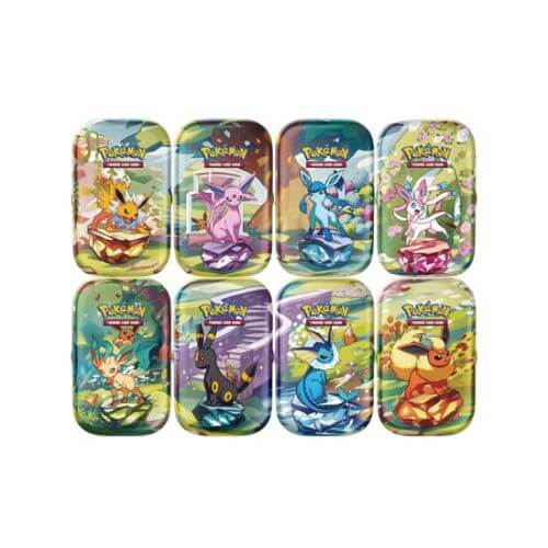 Mini Tin da Collezione Evoluzioni Prismatiche – Set 8 Artwork (IT)