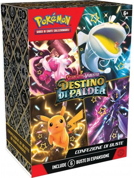 Scarlatto e Violetto Destino di Paldea Bundle da 6 Buste 10 Carte (IT)