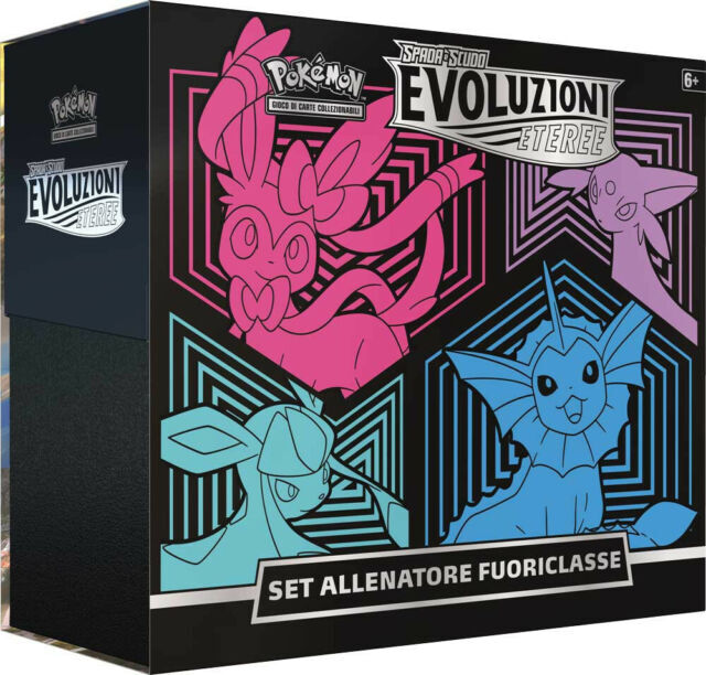 Set Allenatore Fuoriclasse Spada e Scudo Evoluzioni Eteree Sylveon Espeon Glaceon e Vaporeon (IT)